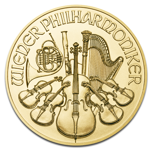1/10 Ounce Austrian Philharmonic Gold Coin