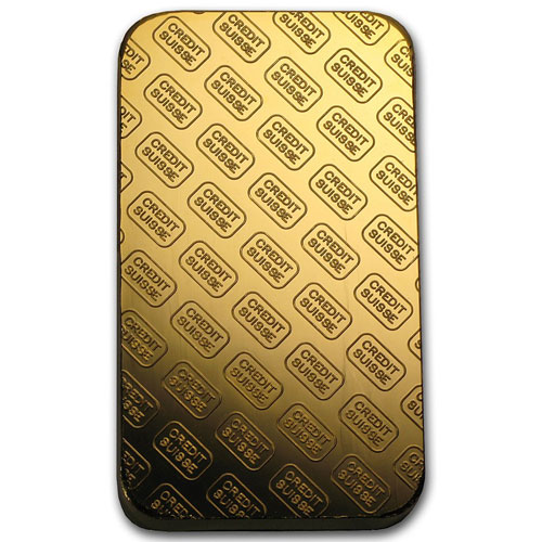 10 Ounce Credit Suisse Gold Bar
