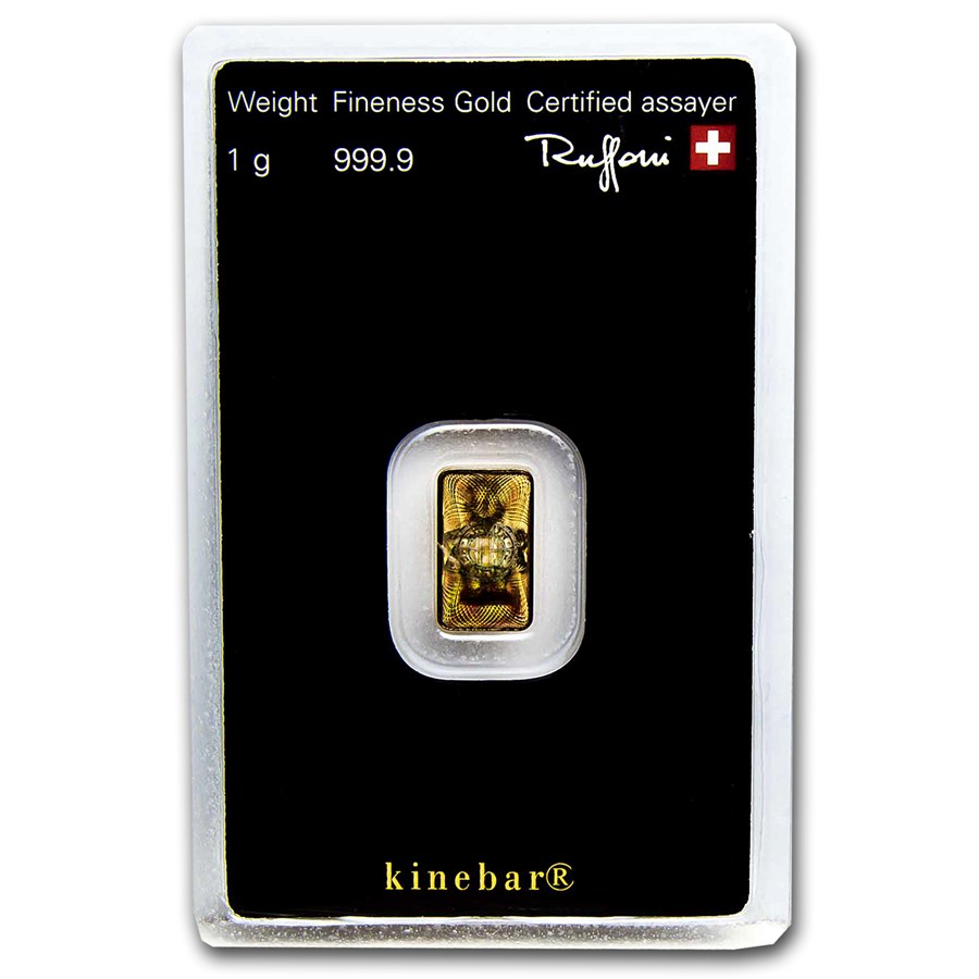 1 Gram Argor Heraeus Gold Kinebar